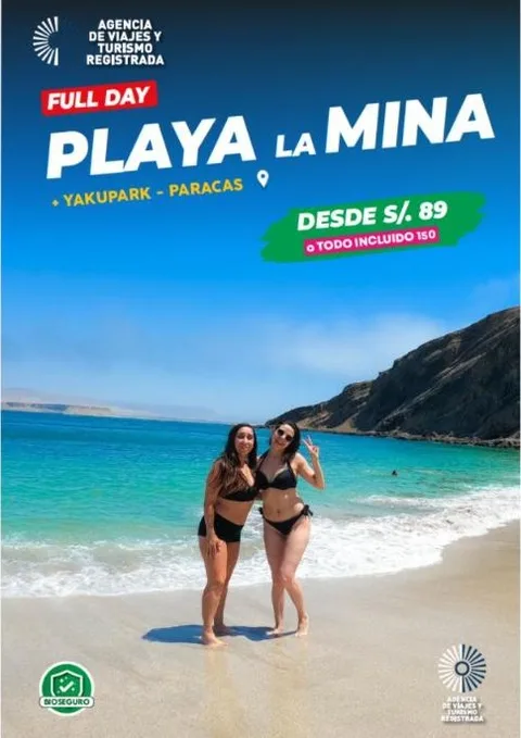 Playa La Mina + Yakupark – Full Day