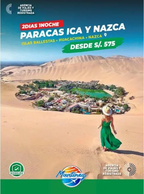 Paracas, Ica y Nazca – 2 días / 1 noche