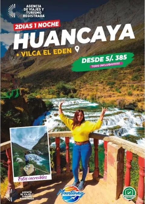 Huancaya + Vilca El Edén – 2 días / 1 noche