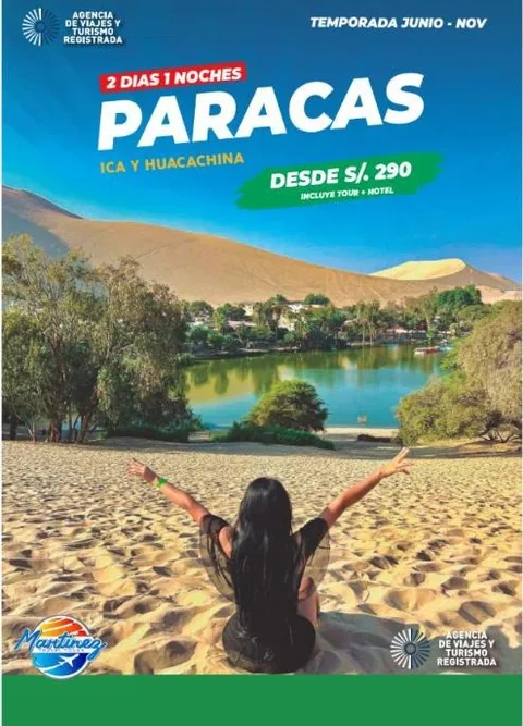 Paracas, Ica y Huacachina – 2 días / 1 noche