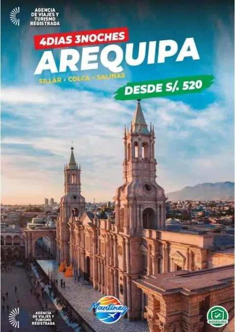 Arequipa Imperdible – 4 días / 3 noches